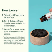 將圖片載入圖庫檢視器 美國 Plant Therapy Lava Rock Passive Diffuser 熔岩擴香石