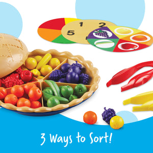 美國 Learning Resources Super Sorting Pie 邏輯分類果撻
