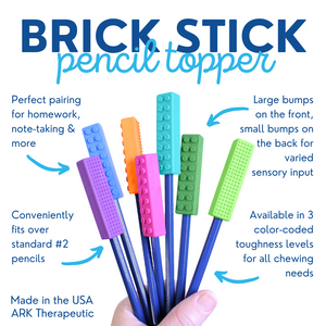 美國 ARK 牙膠鉛筆帽 - Brick Stick® 積木