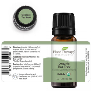 美國 Plant Therapy 兒童安全單方精油 - Organic Tea Tree 有機茶樹